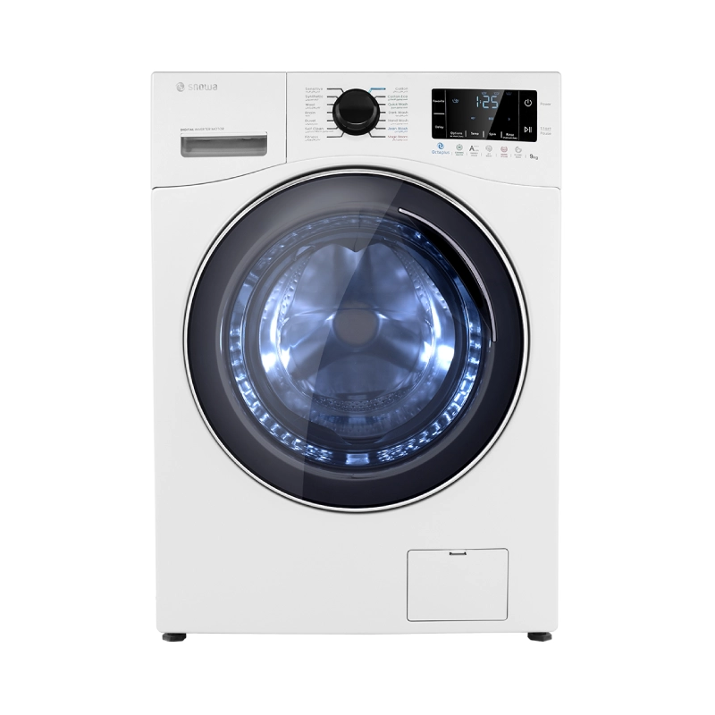 ماشین لباسشویی اسنوا مدل E-92WS ظرفیت 9 کیلوگرم موتور BLDC دارای بخارشو اینترنت اشیا