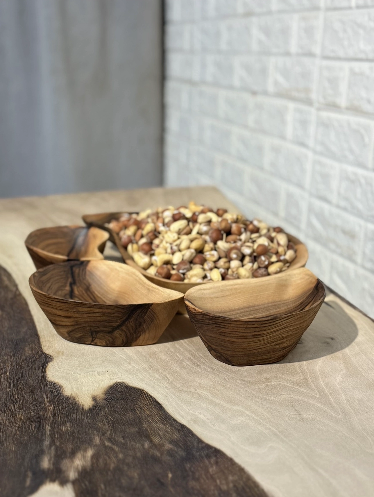 آجیل خوری چوب گردو آیس وود کد 2003