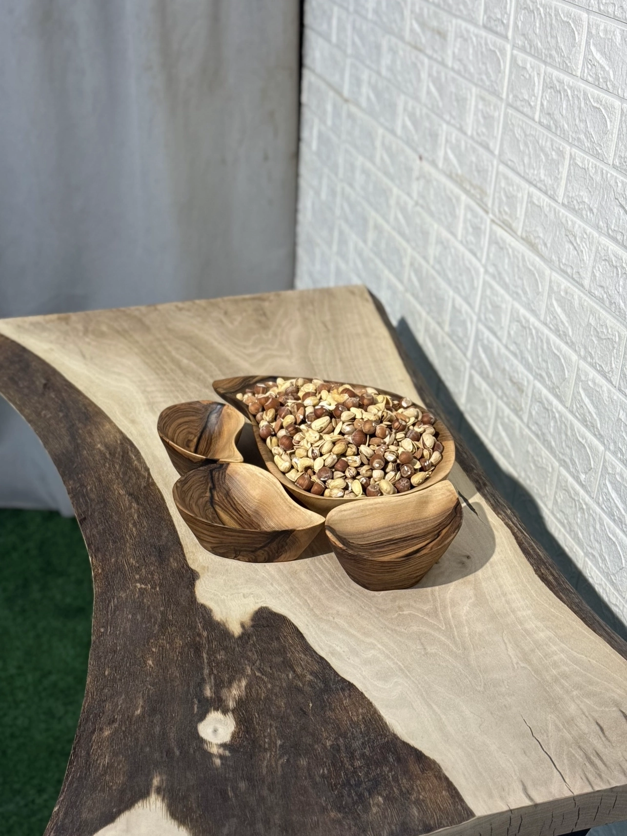 آجیل خوری چوب گردو آیس وود کد 2003