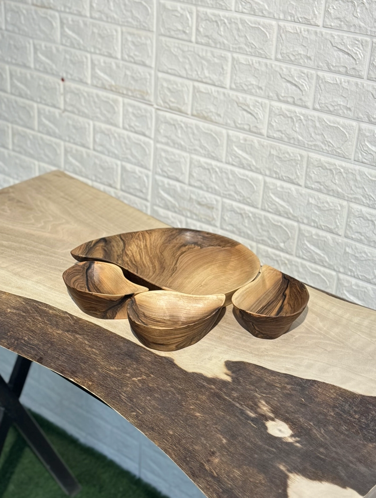 آجیل خوری چوب گردو آیس وود کد 2003