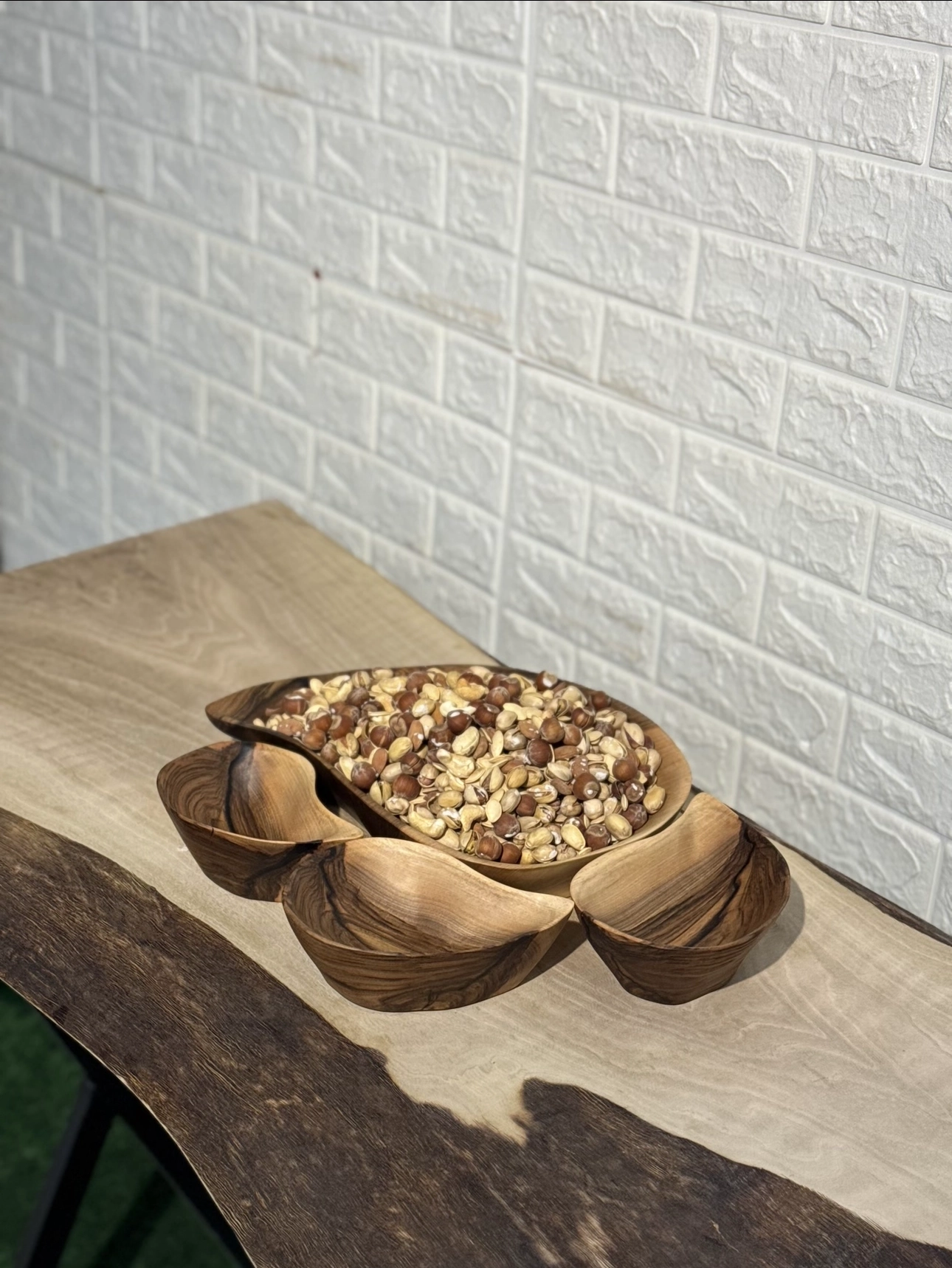 آجیل خوری چوب گردو آیس وود کد 2003