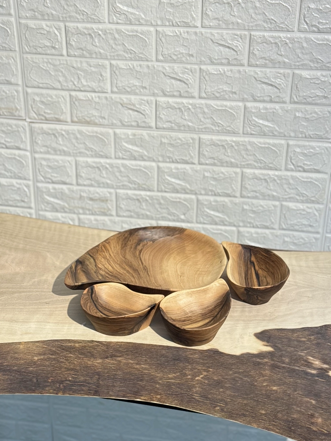 آجیل خوری چوب گردو آیس وود کد 2003