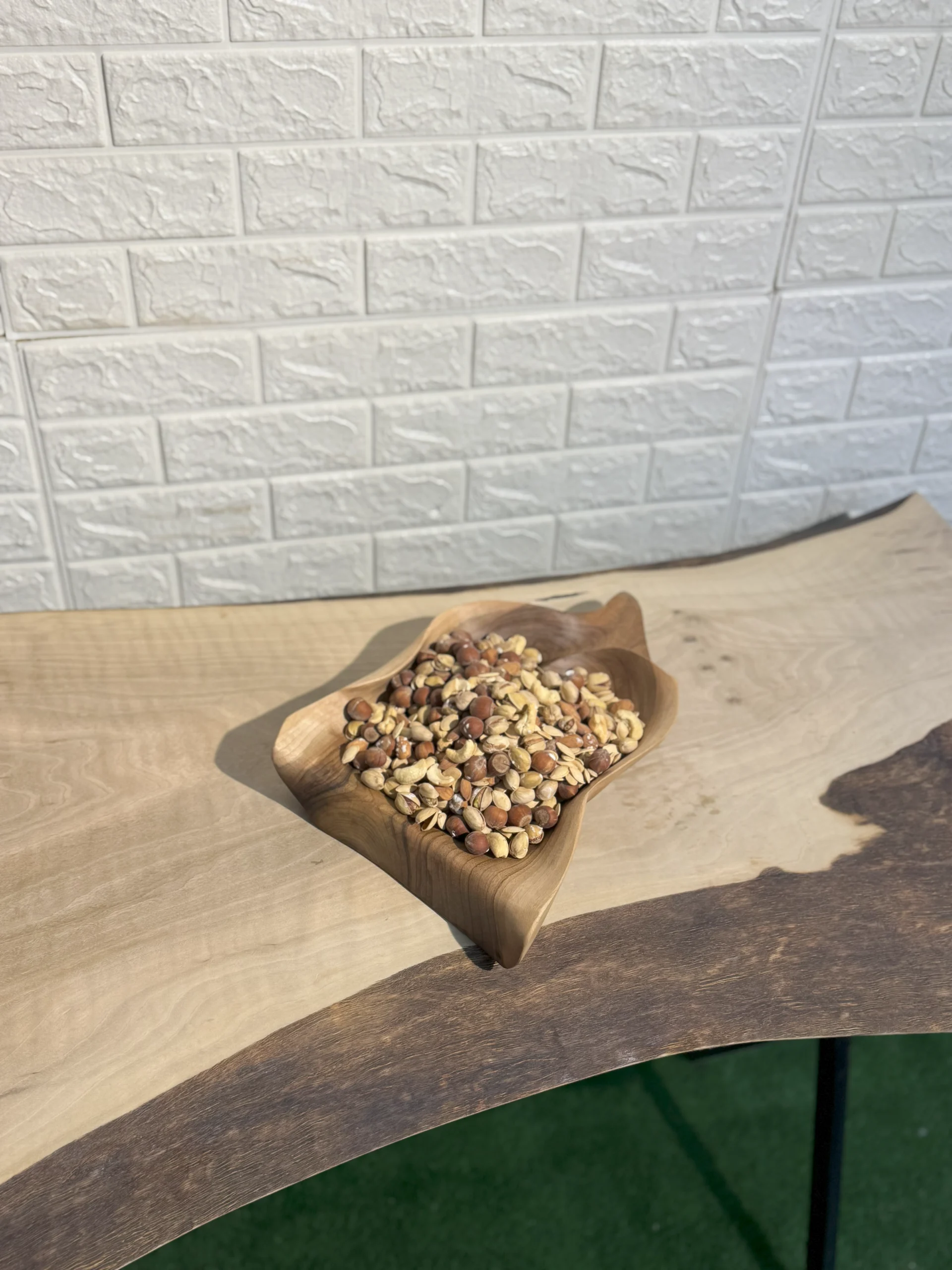 میوه خوری چوب گردو کیو وود کد 3009