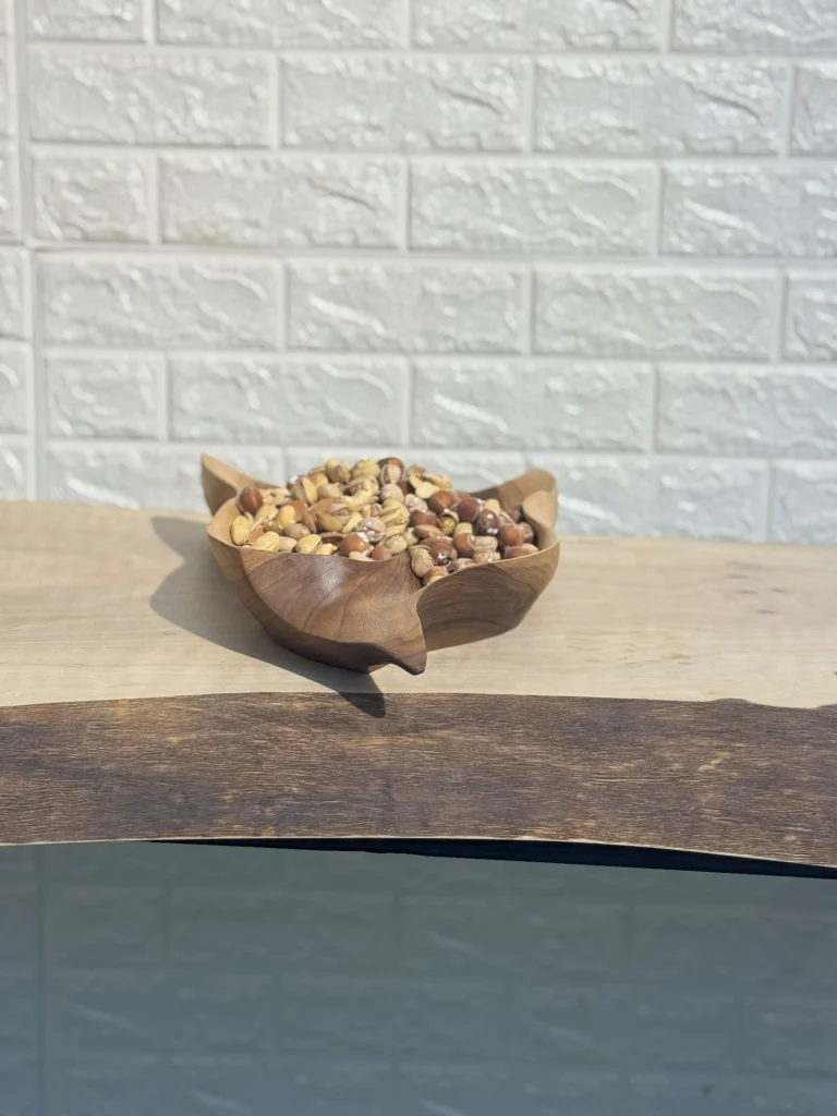 میوه خوری چوب گردو کیو وود کد 3009