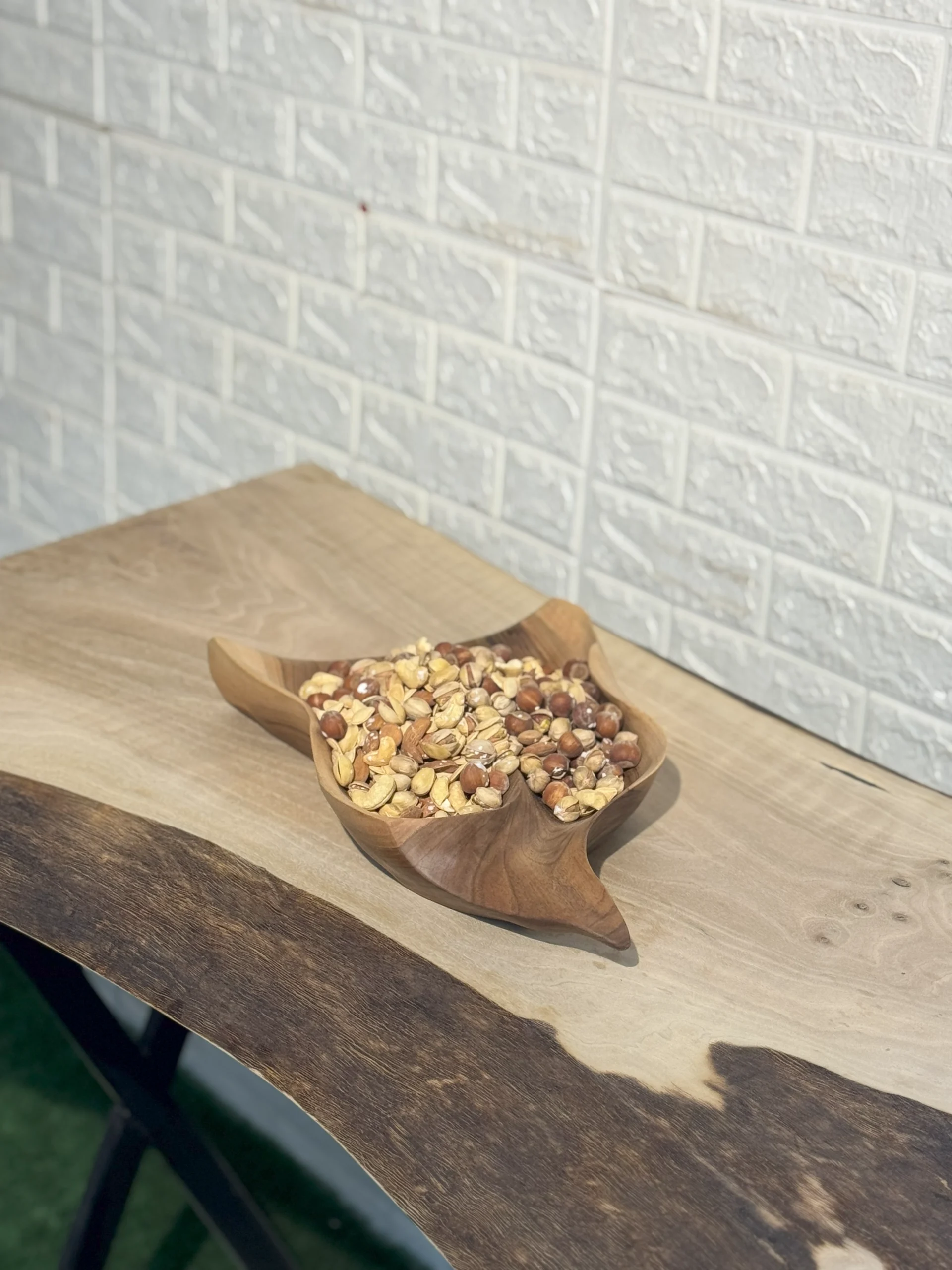 میوه خوری چوب گردو کیو وود کد 3009