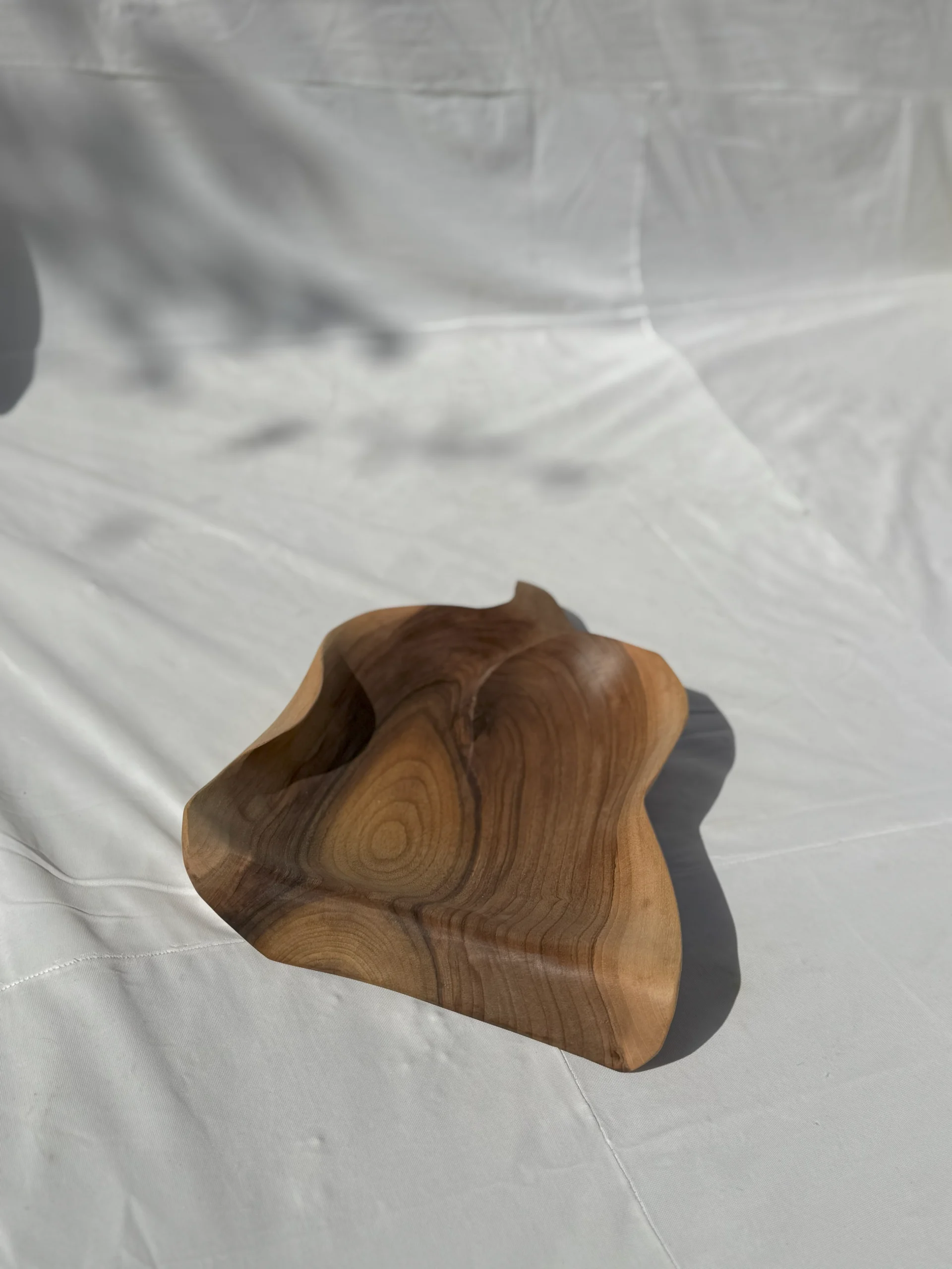 میوه خوری چوب گردو کیو وود کد 3009