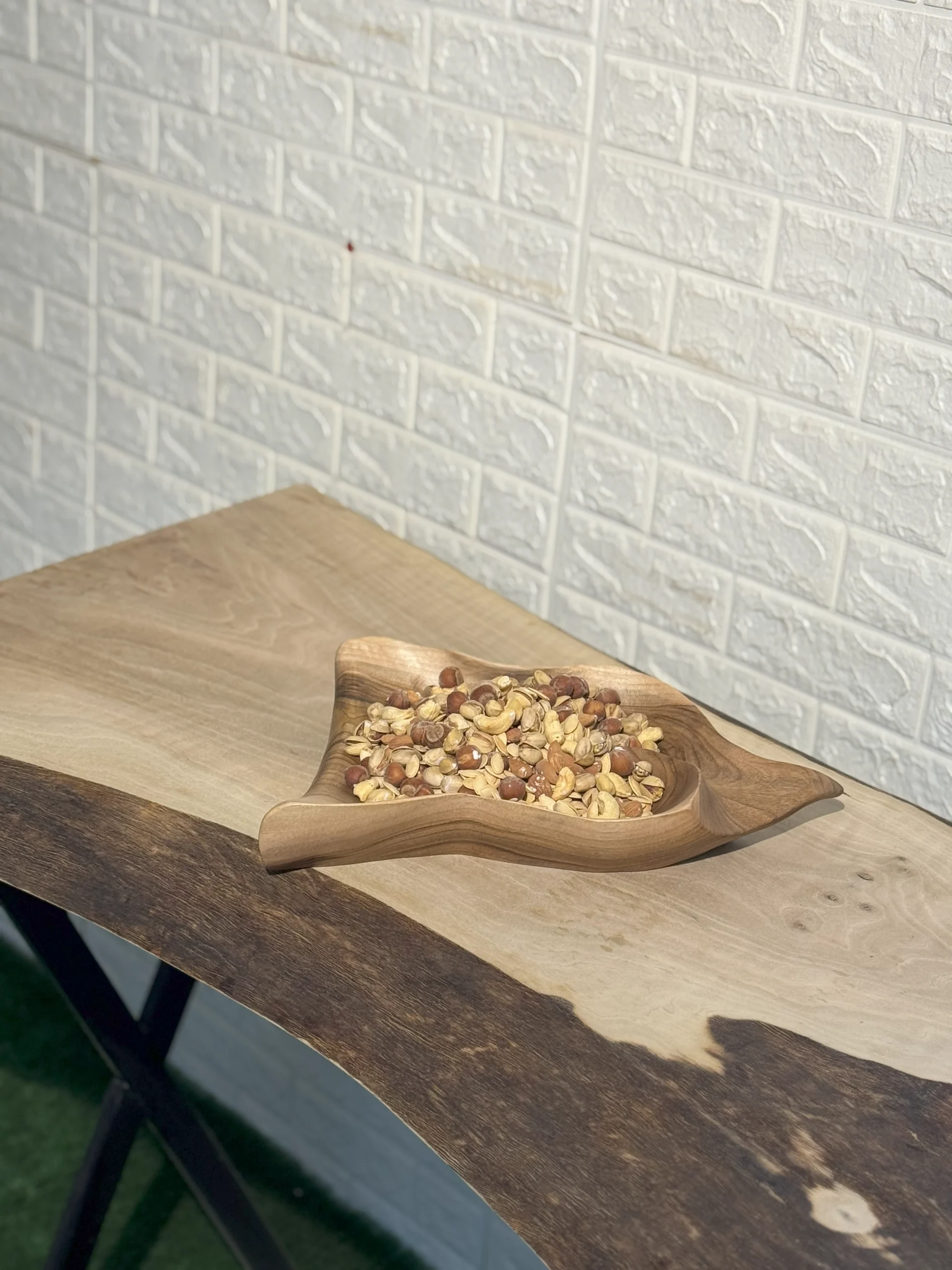 میوه خوری چوب گردو کیو وود کد 3009