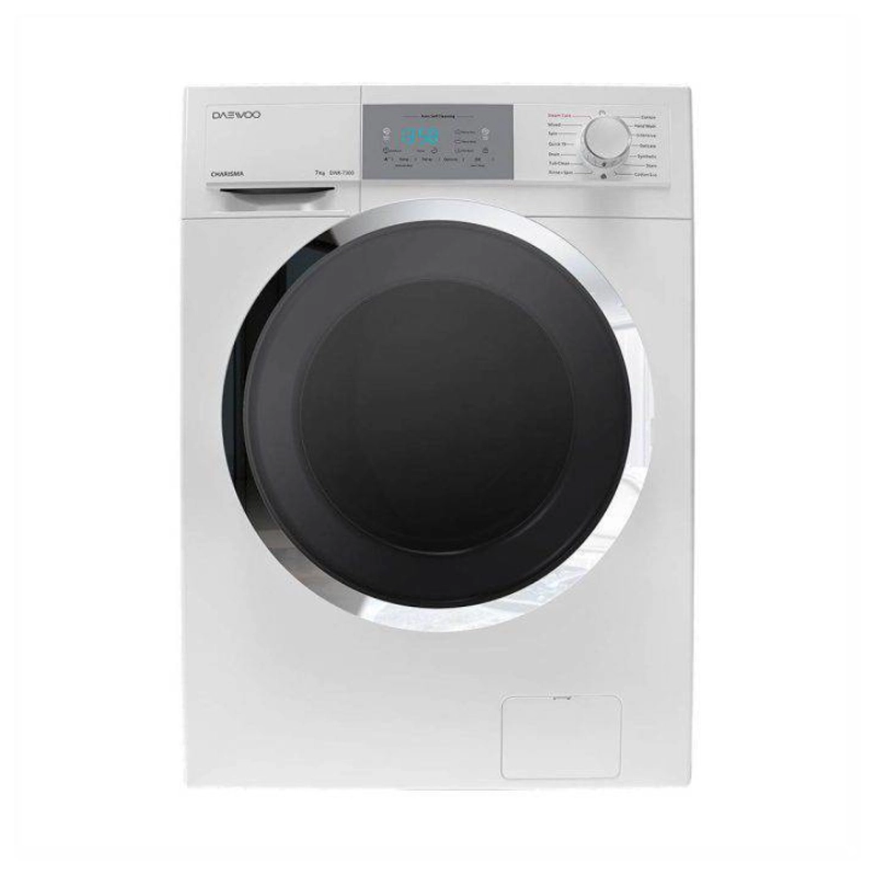ماشین لباسشویی دوو مدل LM-720 ظرفیت 7 کیلوگرم موتور دایرکت درایو دارای بخارشو