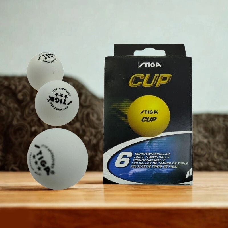 توپ پینگ پنگ STIGA سه ستاره شش عددی