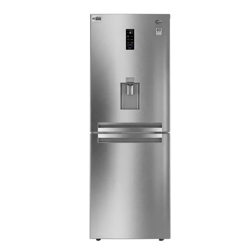 کلور یخچال فریزر کمبی ROSSO-C عرض 70 آبسردکن استیل خش دار