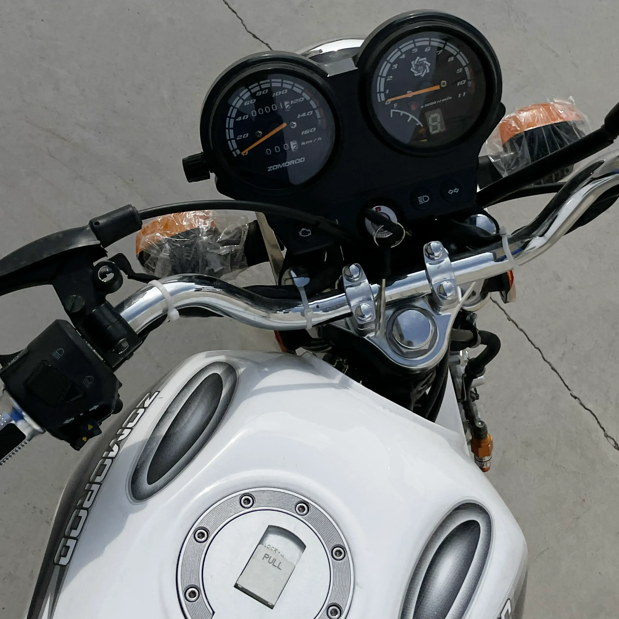 موتور سیکلت زمرد super boy150 -سفید