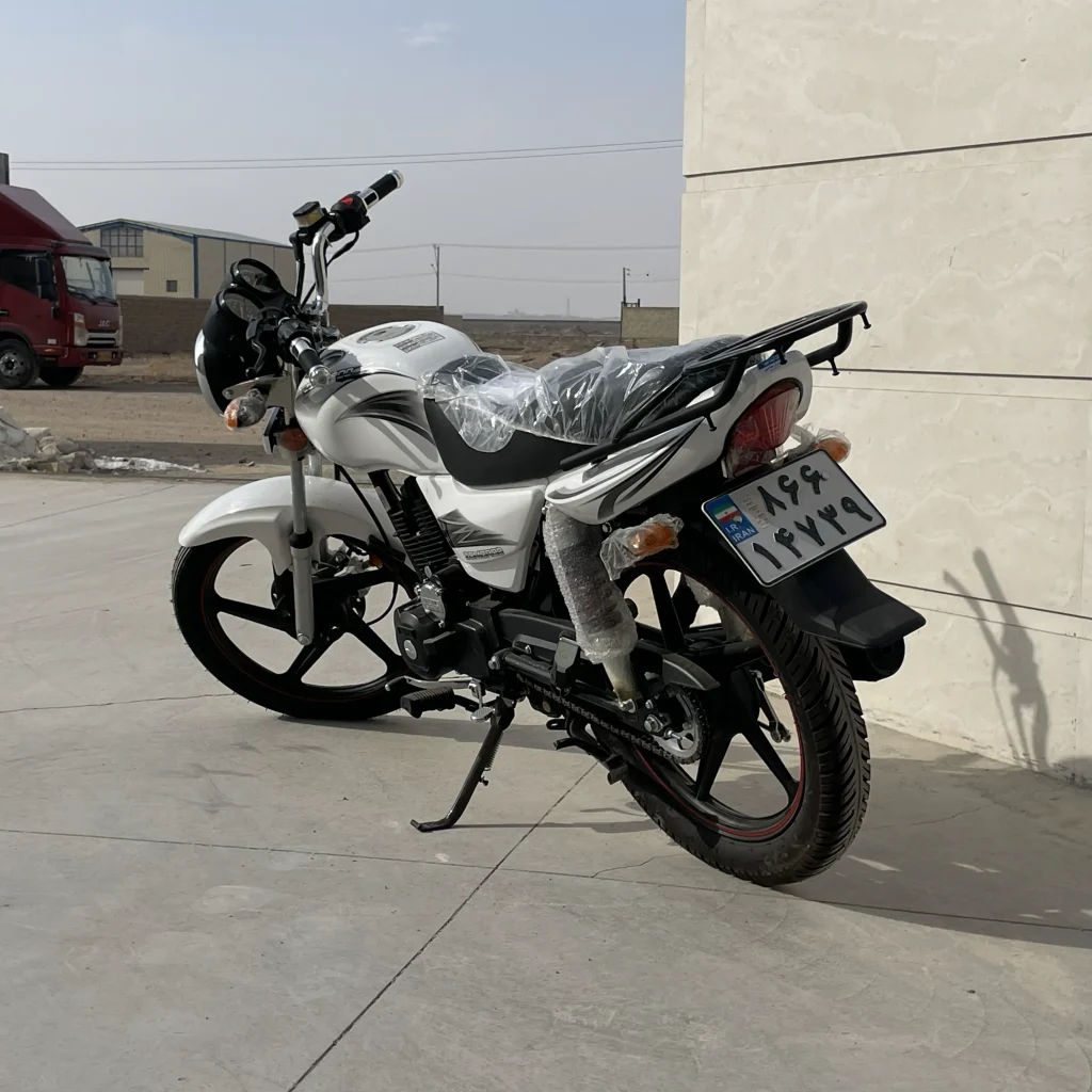 موتور سیکلت زمرد super boy150 -سفید