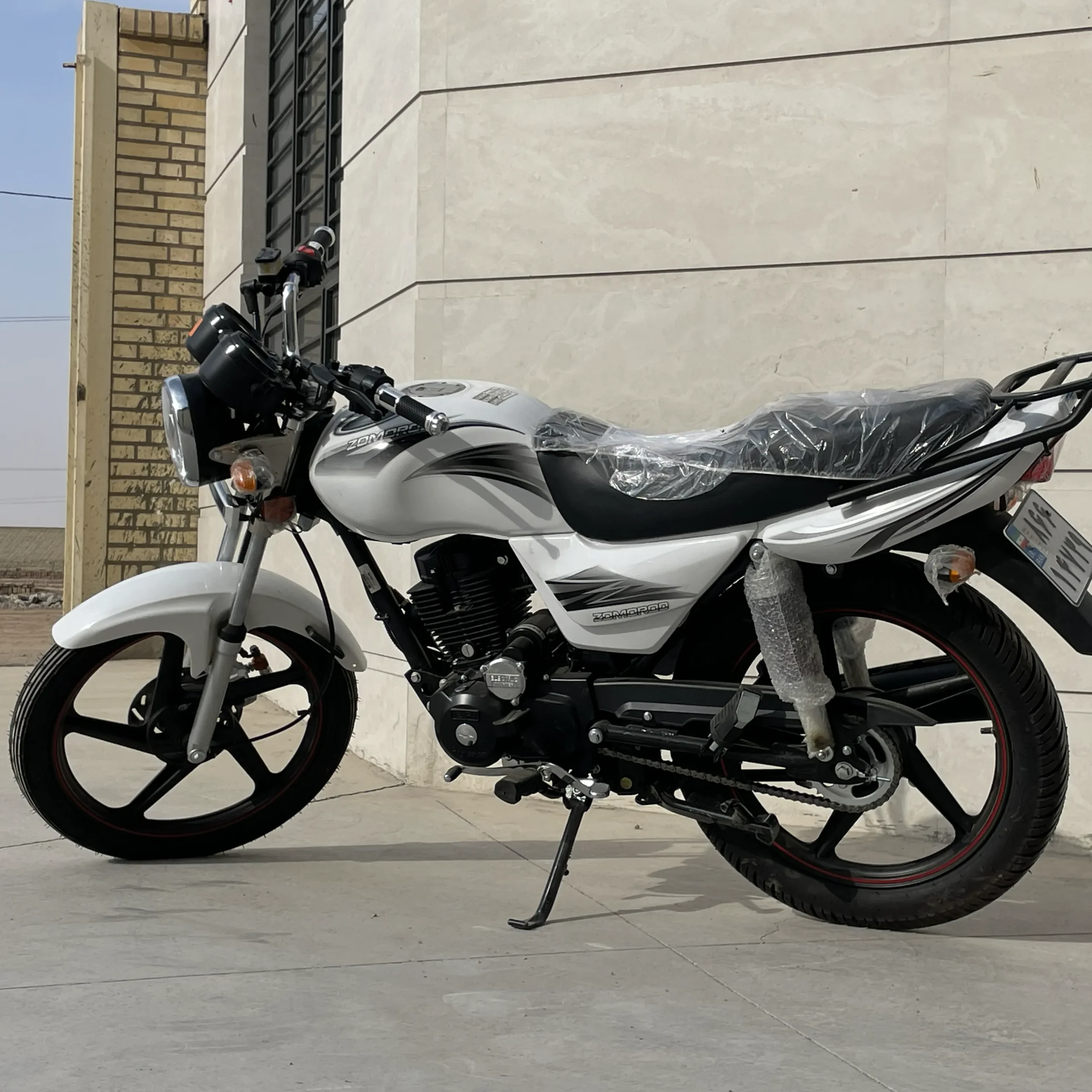 موتور سیکلت زمرد super boy150 -سفید