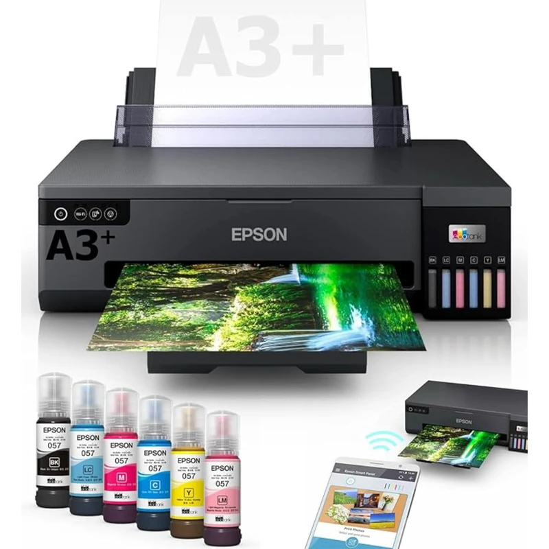 پرینتر اپسون رنگی تک کاره جوهر افشان مدل Eco Tank L18050