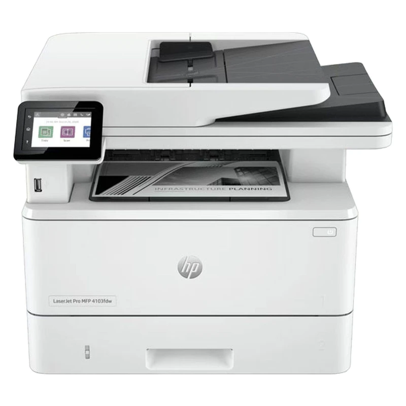 پرینتر اچ‌پی چهار کاره لیزری مدل LaserJet Pro MFP 4103FDW