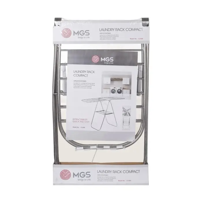 بند رخت آپارتمانی استیل MGS کد CL1018