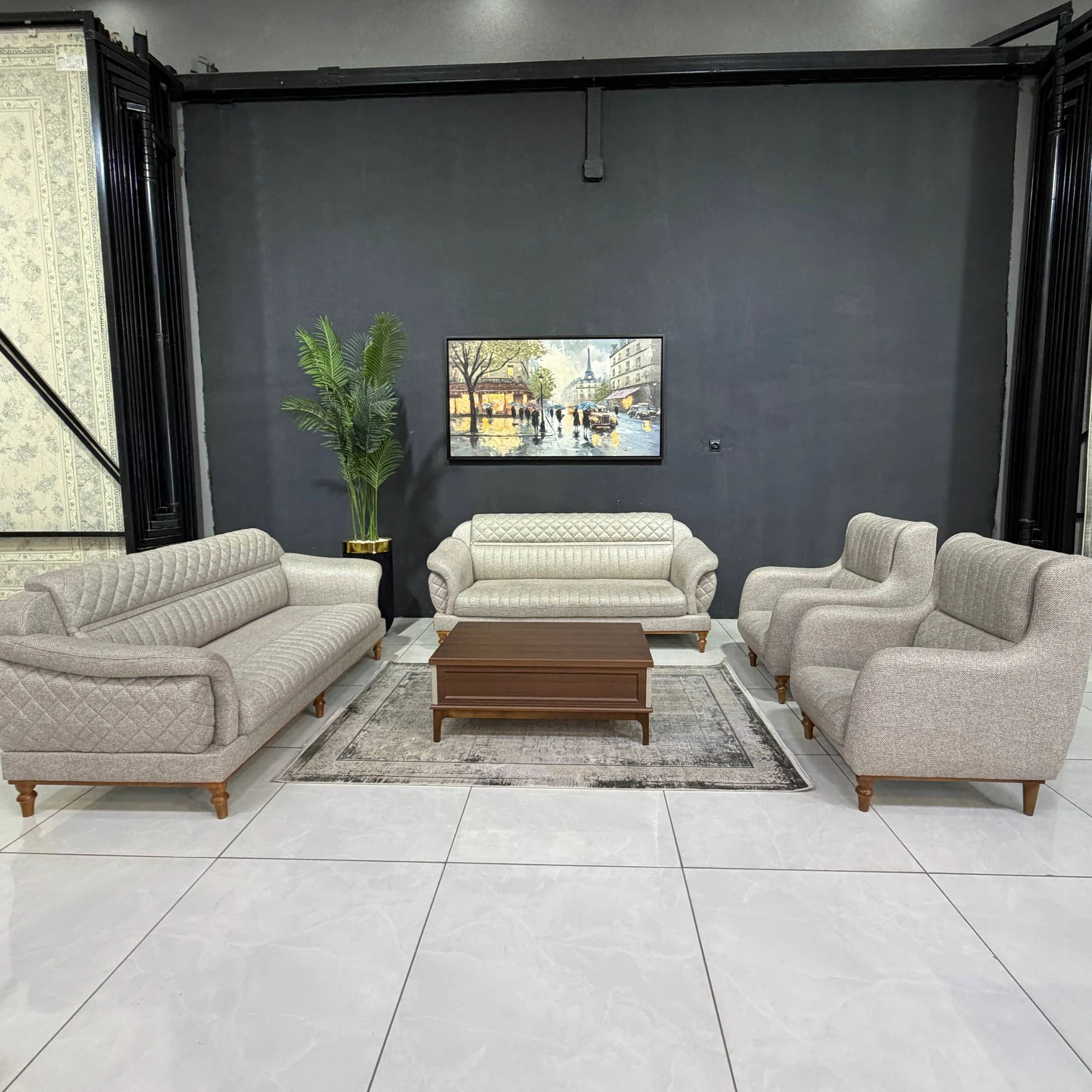 مبل ۸ نفره ژوبین برند پردیس چوب روس