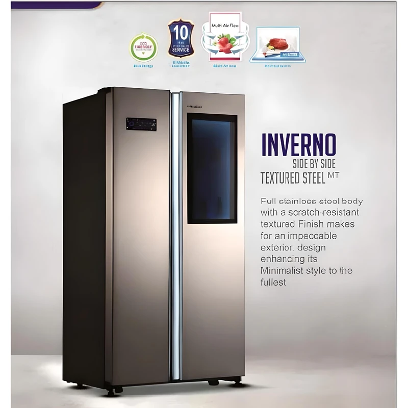 یخچال فریزر ساید بای ساید استیلون مدل INVERNO