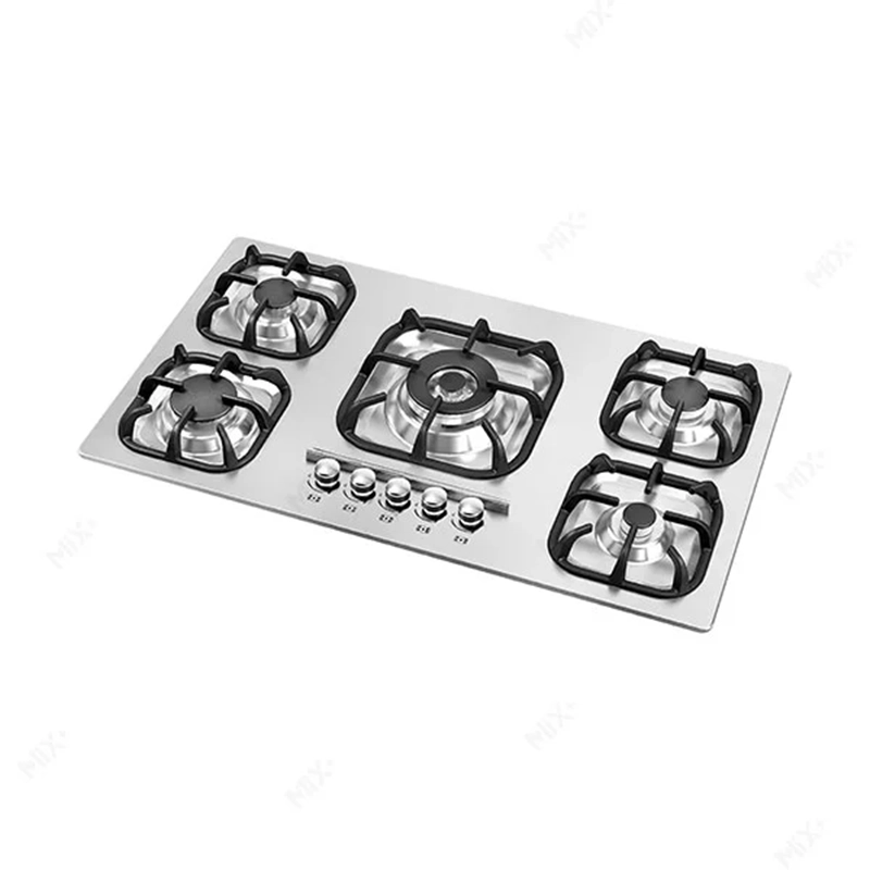 اجاق گاز استیل رومیزی توکار میکس پلاس مدل 523S