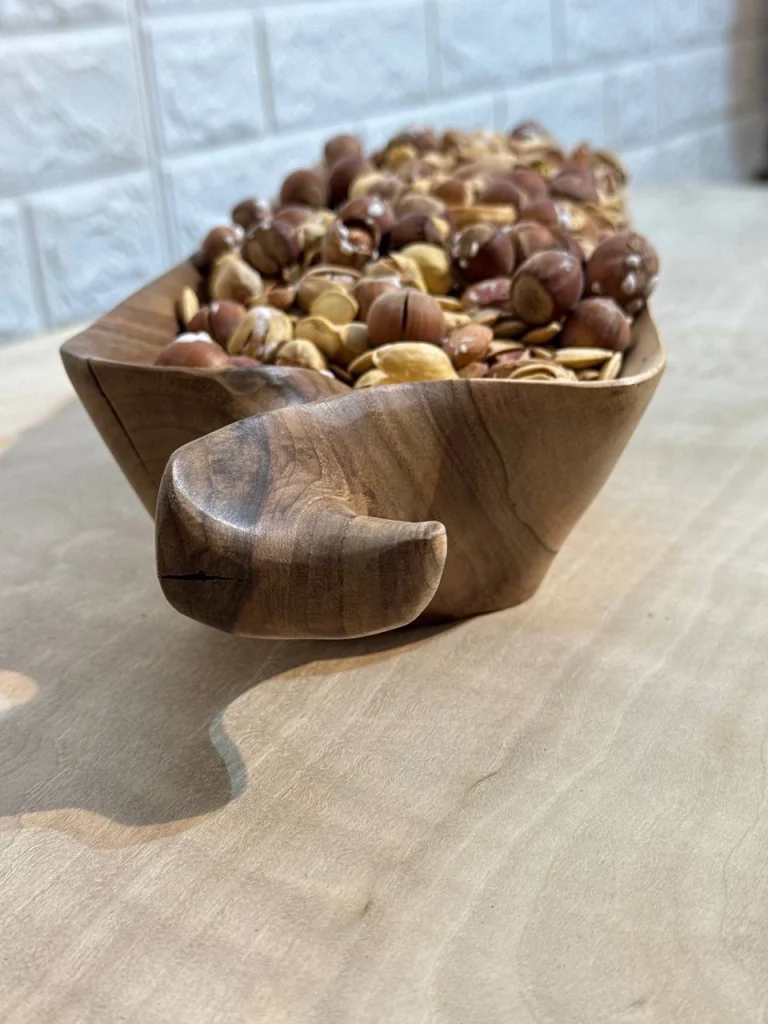 اردو خوری یک خانه دست ساز کیو وود کد 3002 چوب گردو طبیعی