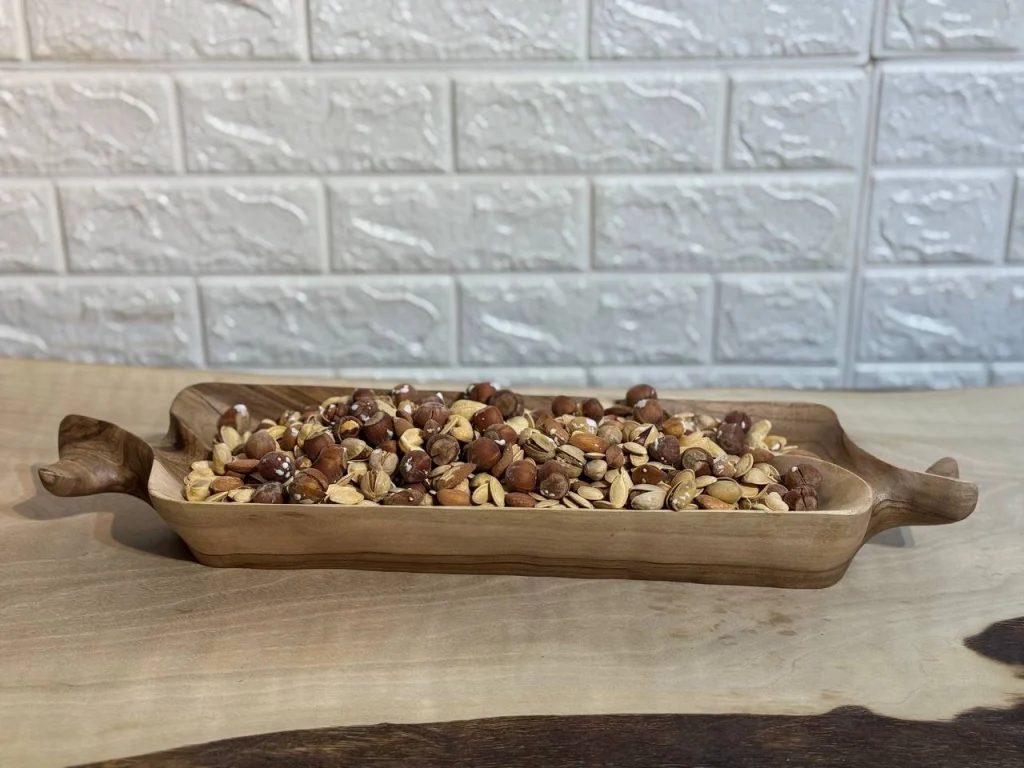 اردو خوری یک خانه دست ساز کیو وود کد 3002 چوب گردو طبیعی