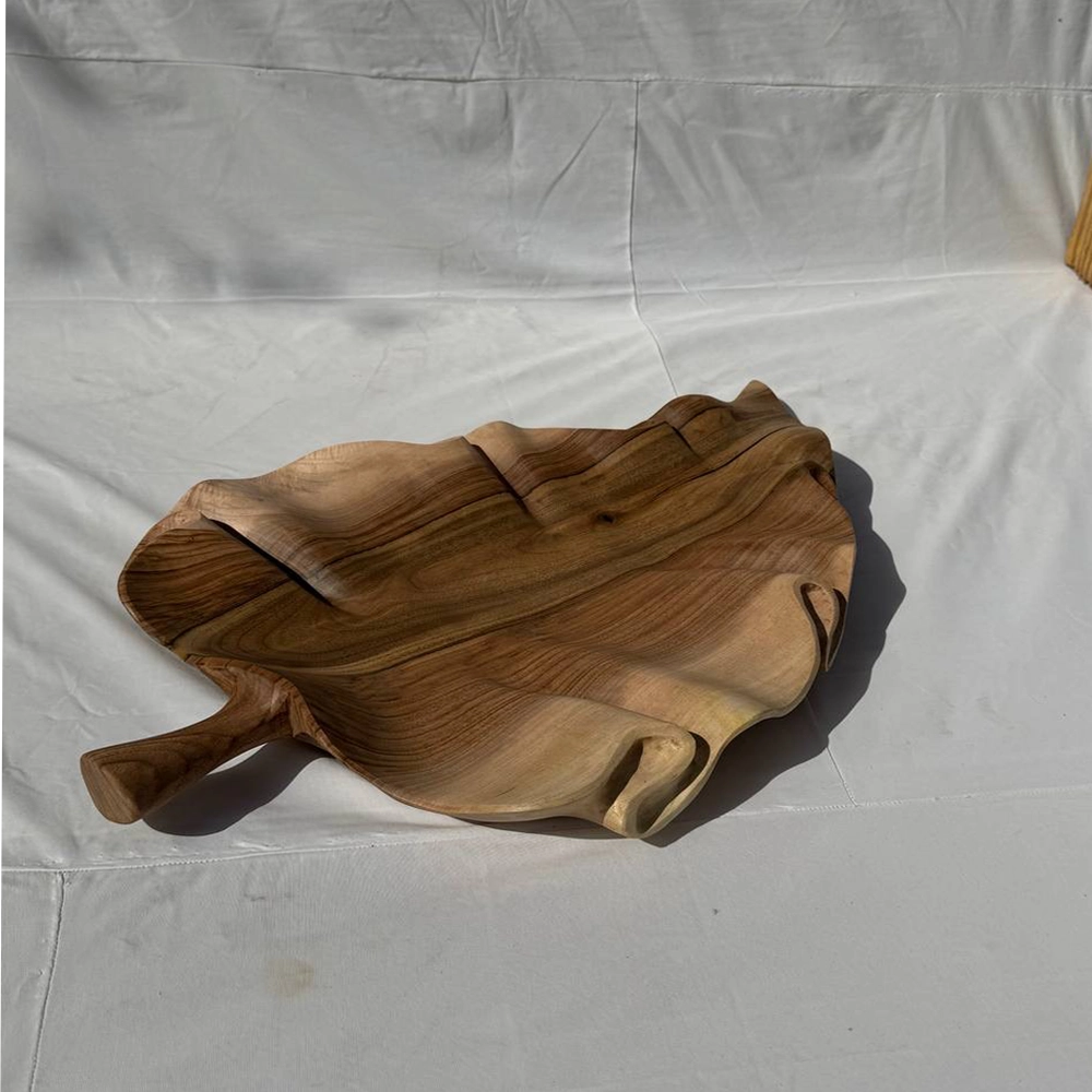 میوه خوری چوبی دست ساز کیو وود کد 3006 چوب گردو طبیعی