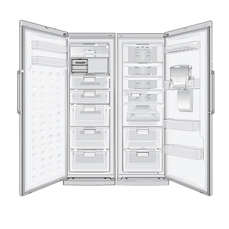 یخچال فریزر دوقلو سام مدل RR65-RZ65/W