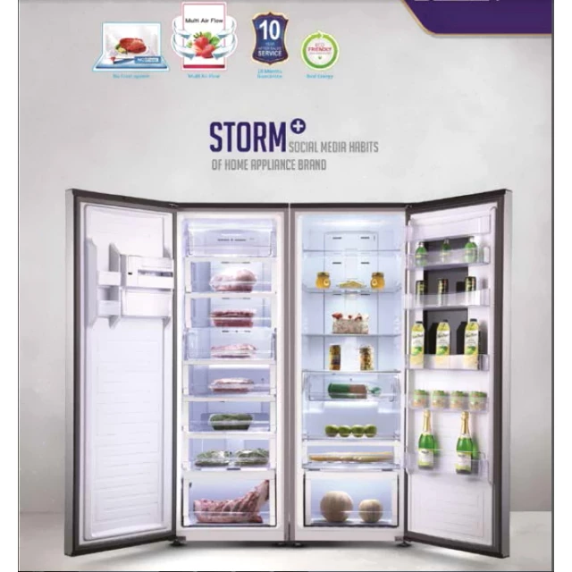 یخچال فریزر دوقلو گالری استیلون مدل STORM PLUS