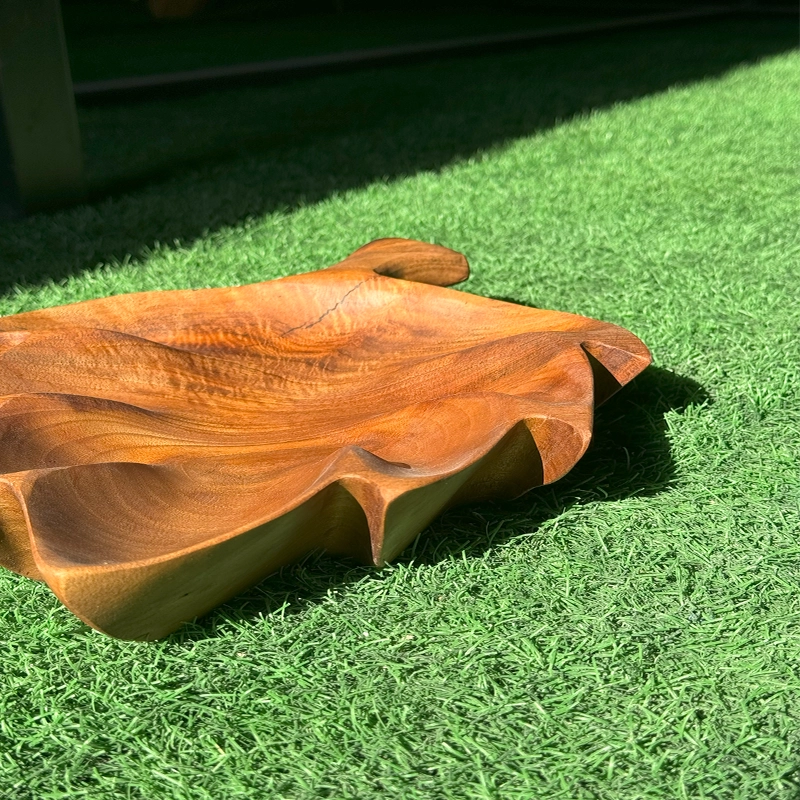 میوه خوری چوبی دست ساز کیو وود کد 3007 چوب نارون طبیعی