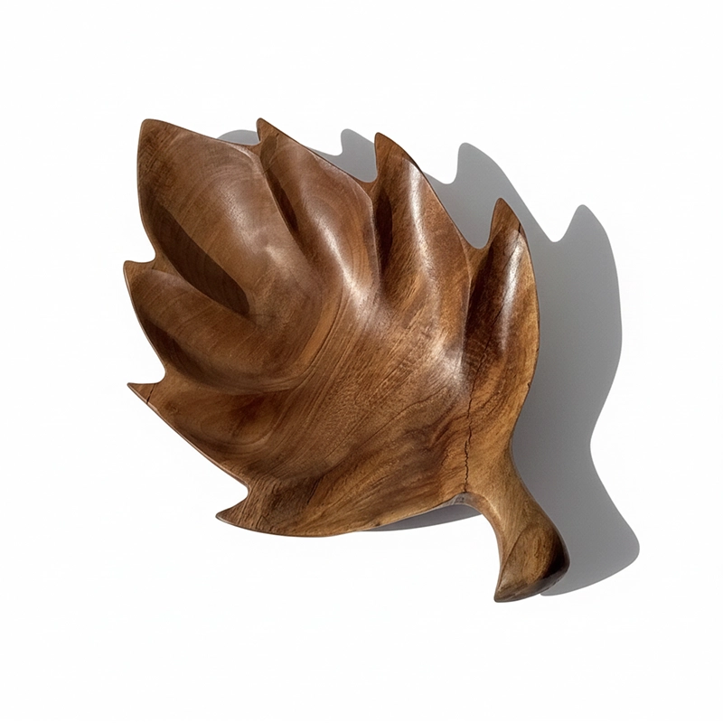 میوه خوری چوبی دست ساز کیو وود کد 3007 چوب نارون طبیعی