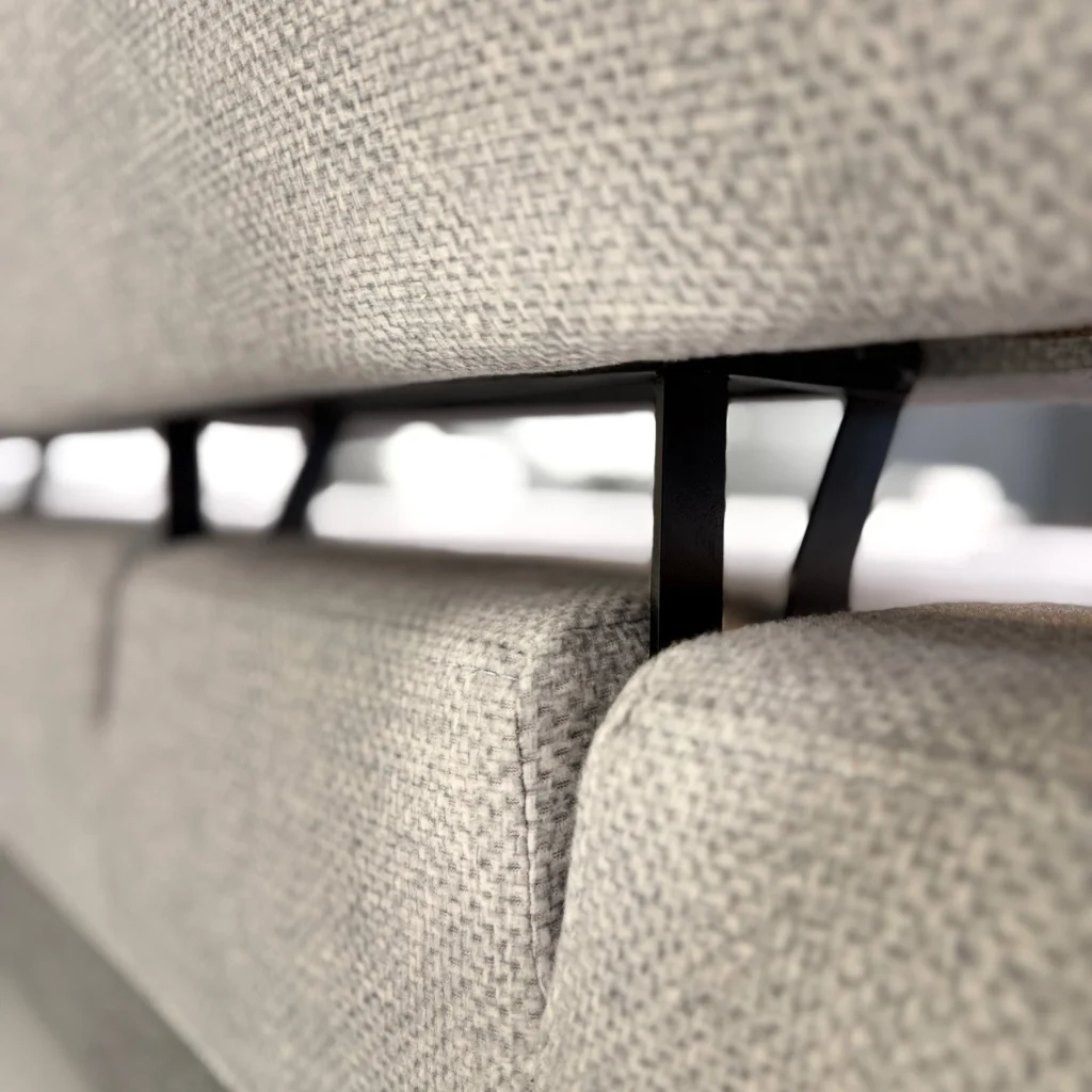 جنس مبل ۸ نفره تخت شو کاریبو طوسی برند کرال سافت چوب راش