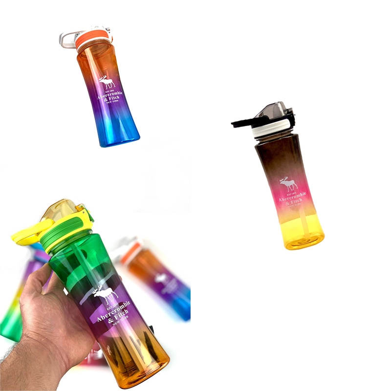 قمقمه ورزشی ابرکرومبی شفاف 800 میلی لیتر کد T7786