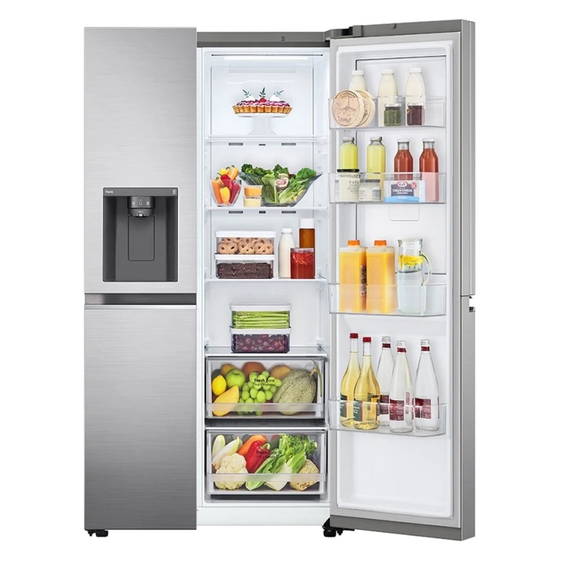 یخچال فریزر ساید بای ساید ال جی مدل GC-J257SMSV