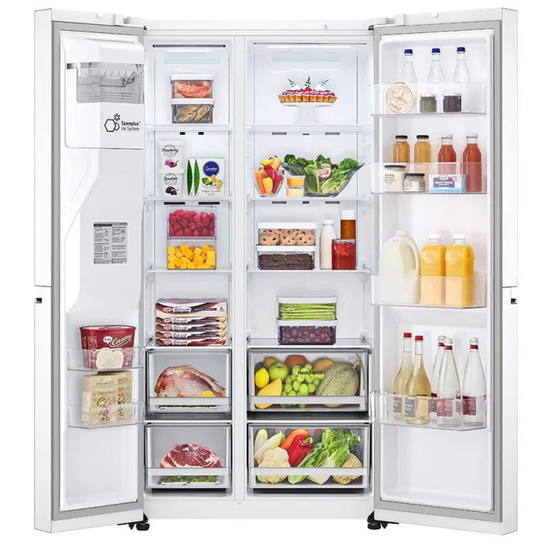 یخچال فریزر ساید بای ساید ال جی مدل GC-J257SQSV