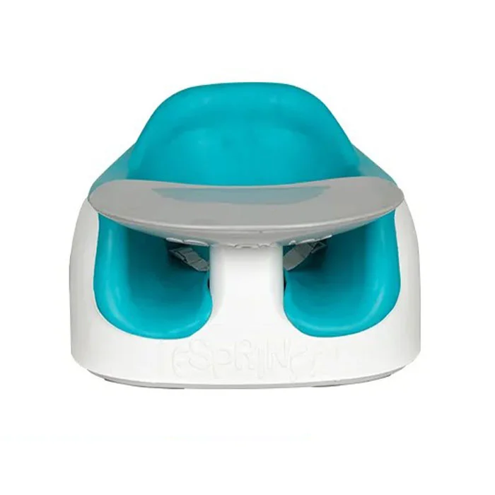 صندلي غذا پرتابل اسپرینگ بامبو Blue