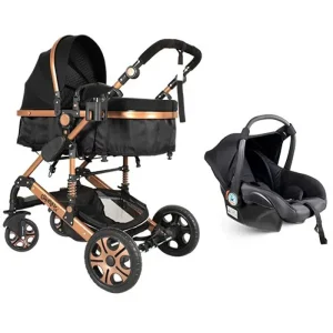 سرويس كالسكه دو تکه اسپرینگ اسپيدا Black bronze