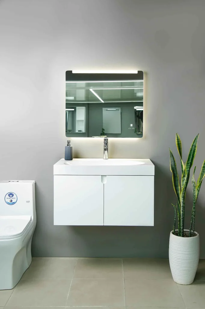 فول ست کابینت روشویی ایواریا مدل A-80-4