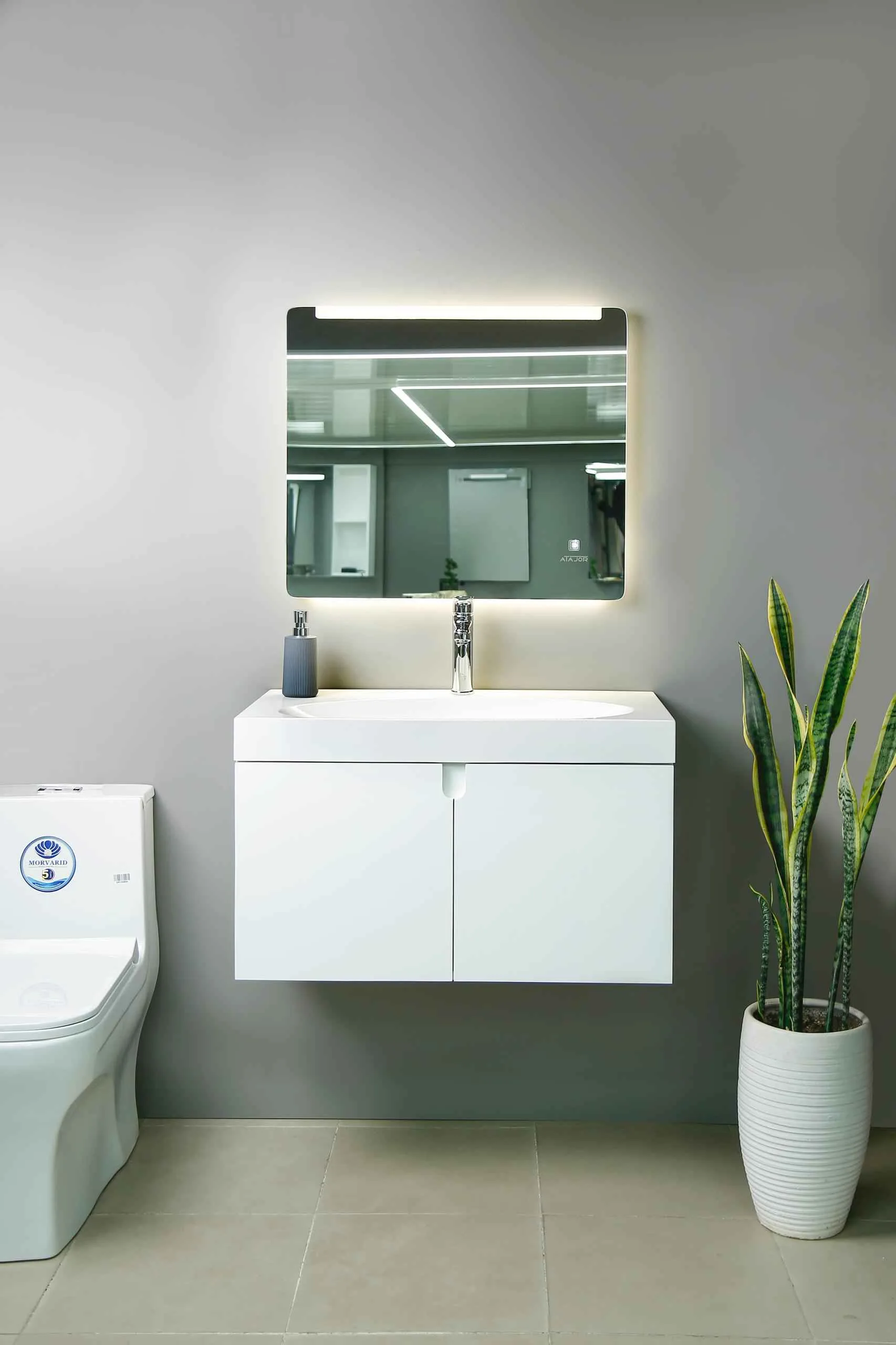 فول ست کابینت روشویی ایواریا مدل A-80-4