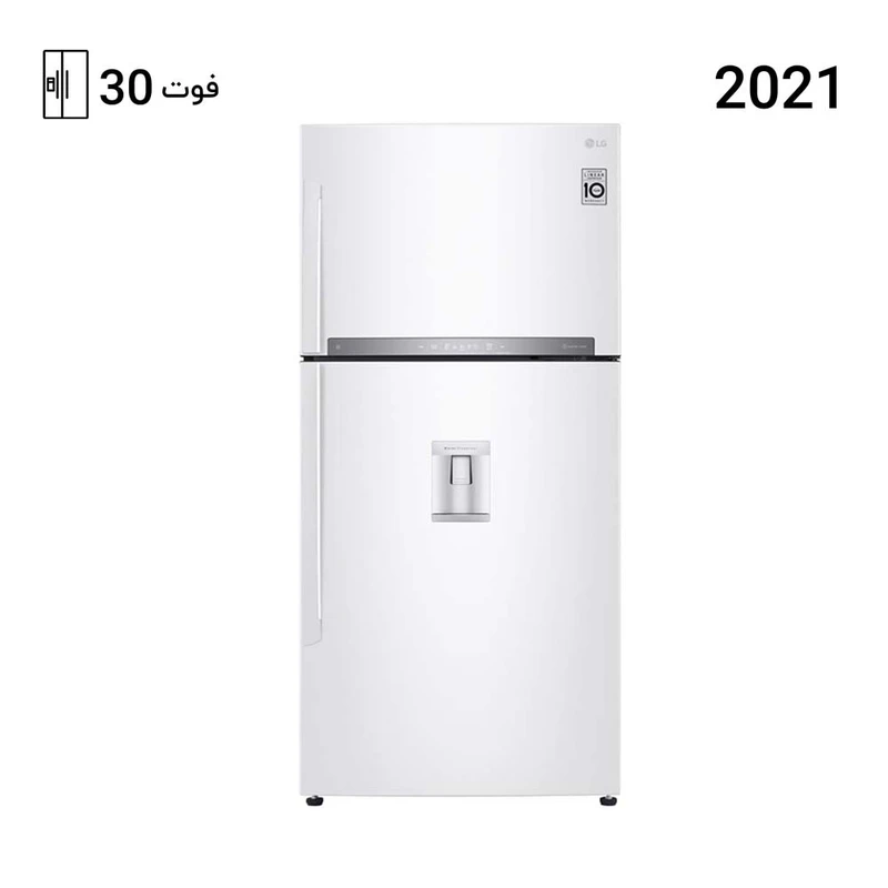 یخچال فریزر کمبی فریزر بالا ال جی مدل GR-F882HBHU