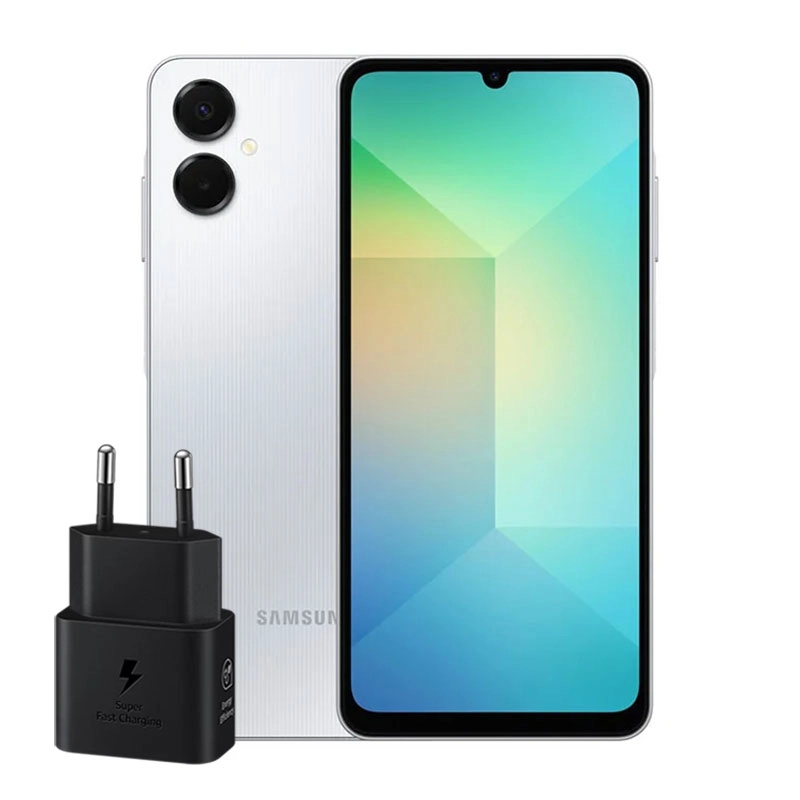 گوشی موبایل سامسونگ Galaxy A06 5G - به همراه شارژر 25 وات سامسونگ