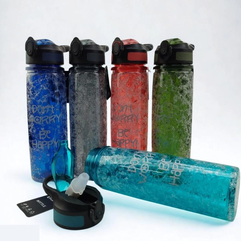 قمقمه نیم لیتری طرح شیشه تَرک دار