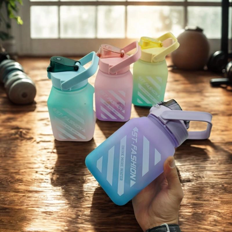 قمقمه ورزشی 1.5L جاگ واتر چهار ضلعی ST Fashion