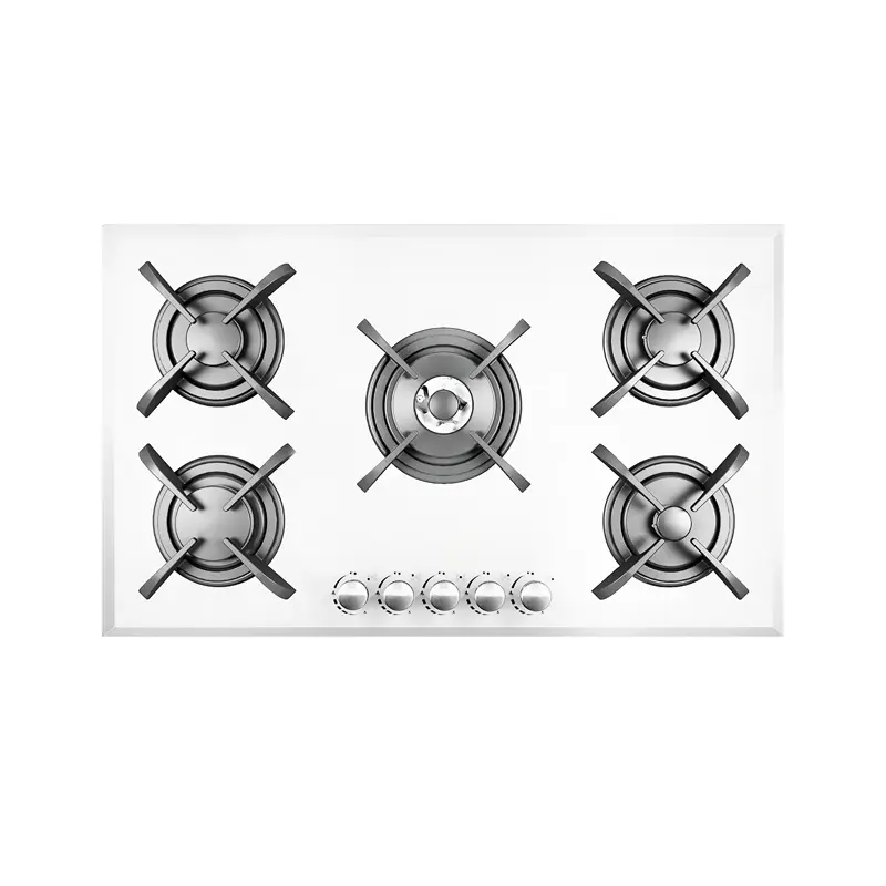 اجاق گاز شیشه ای رومیزی توکار میکس پلاس مدل G502W