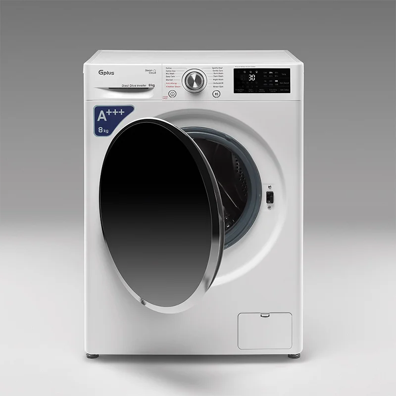 ماشین لباسشویی 8 کیلویی جی پلاس مدل GWM-R88.KTL White