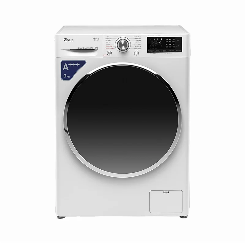 ماشین لباسشویی جی پلاس مدل GWM-R99.KTL ظرفیت 9 کیلوگرم موتور اینورتر