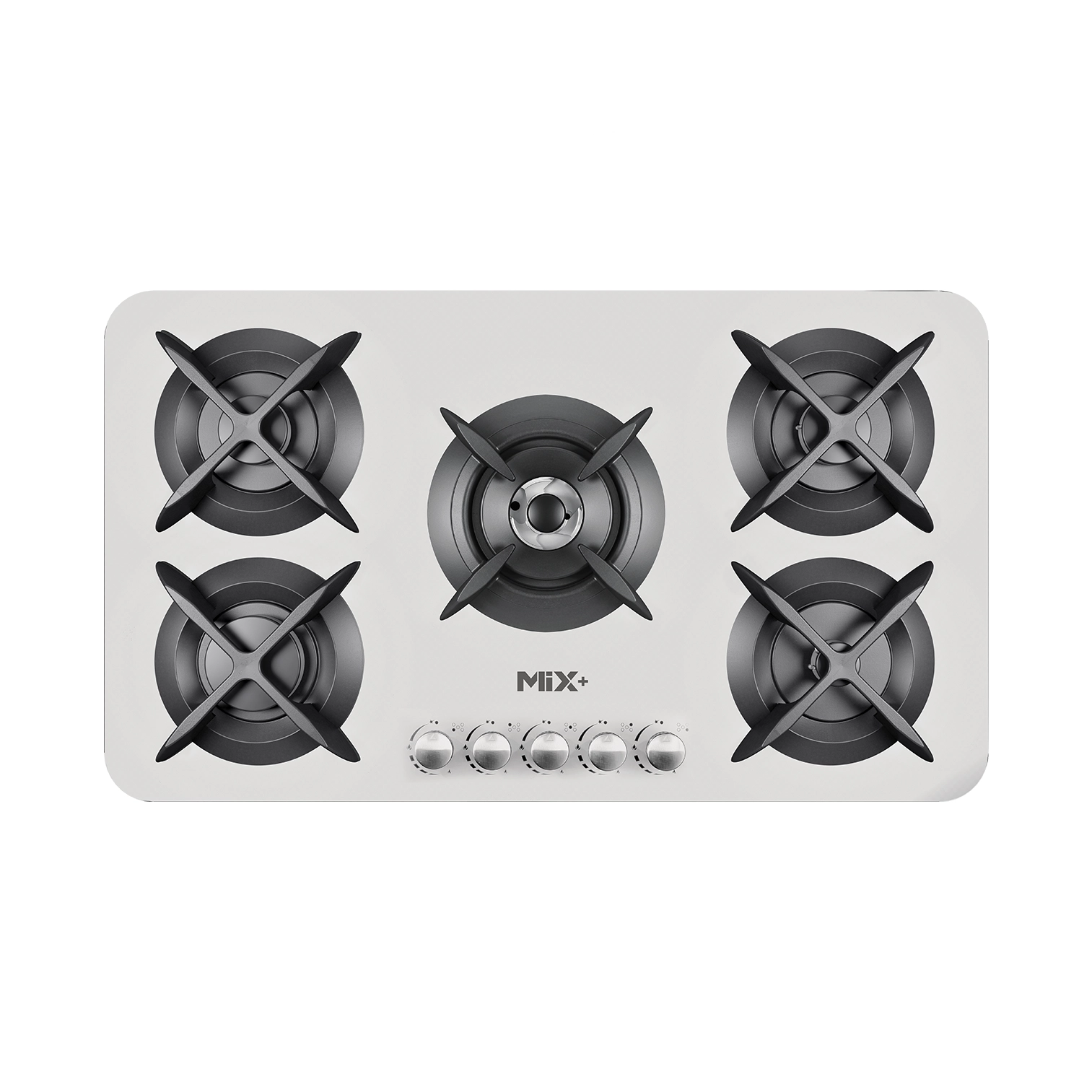 اجاق گاز شیشه ای رومیزی توکار میکس پلاس مدل IG503W