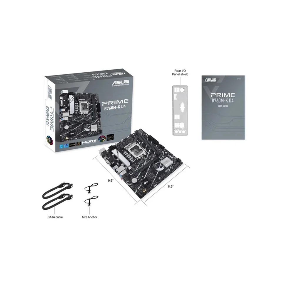 مادربرد ایسوس مدل PRIME B760M-K D4