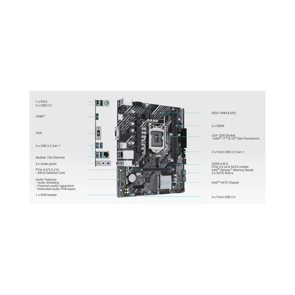 مادربرد ایسوس مدل PRIME H510M-K R2.0