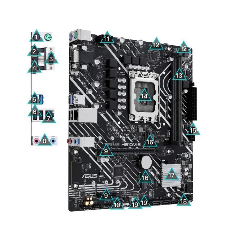 مادربرد ایسوس مدل PRIME H610M-E-CSM