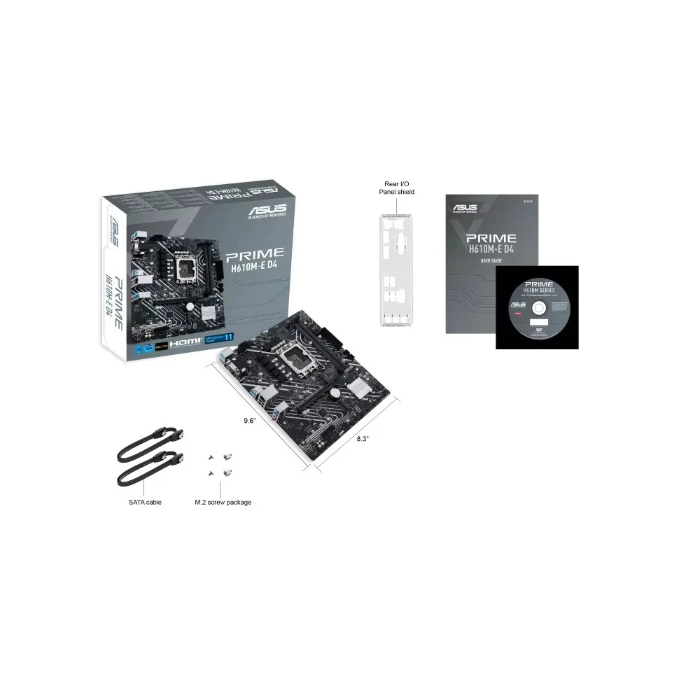 مادربرد ایسوس مدل PRIME H610M-E D4 CSM